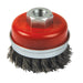 Silverline Steel Twist-Knot Cup 80mm Silverline - Dynamic Drive