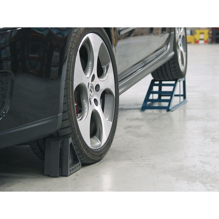 Sealey Rubber Wheel Chocks 1.8kg - Pair WC01 Sealey  - Dynamic Drive
