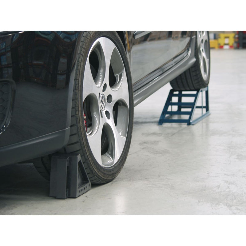 Sealey Rubber Wheel Chocks Pair WC01 Sealey - Dynamic Drive