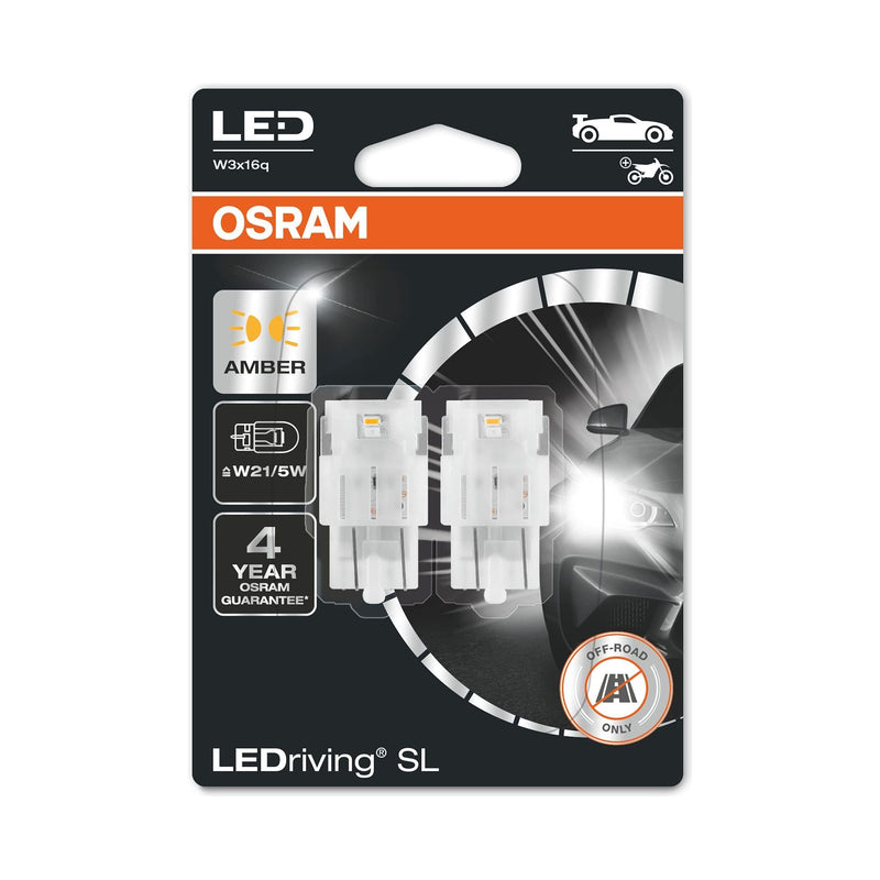 OSRAM LEDriving® SL, W21/5W, Amber, LED signal lamps, Off-road only Osram - Dynamic Drive