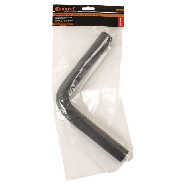 Connect Radiator Hose Angled 25mm ID x 200 x 200mm 1pc 33206 Tool Connection - Dynamic Drive