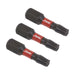 Sealey TRX-Star* T25 Impact Power Tool Bits 25mm 3pc AK8218 Sealey - Dynamic Drive