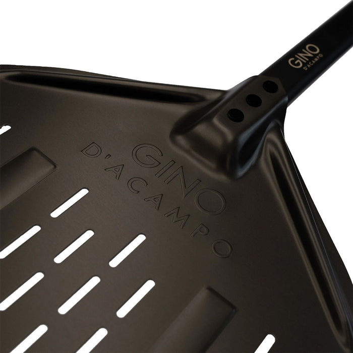 Gino 12 Perforated Pizza Peel Gino - Dynamic Drive