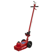 Sealey Air Operated Trolley Jack 20 Tonne Single Stage YAJ20B Sealey - Dynamic Drive