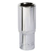 Sealey WallDrive Socket 22mm Deep 1/2"Sq Drive Fully Polished SP1222D Sealey - Dynamic Drive