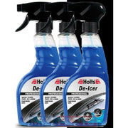 3x Holts Car De-Icer Spray Melts Windscreen Ice Frost Snow Winter De icer 500ml Holts - Dynamic Drive