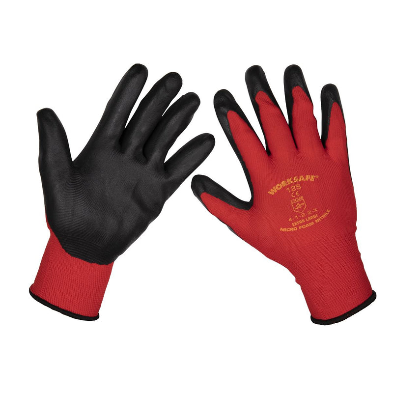 Worksafe Worksafe Nitrile Foam Gloves, X-Large - Pack of 12 Pairs 9125XL/12 Worksafe - Dynamic Drive