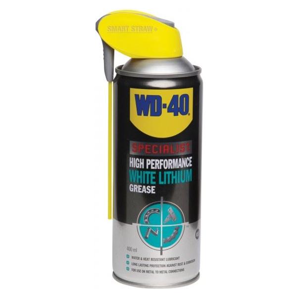 Wd40 WD-40 Specialist White Lithium Grease - 400ml WD-40 - Dynamic Drive