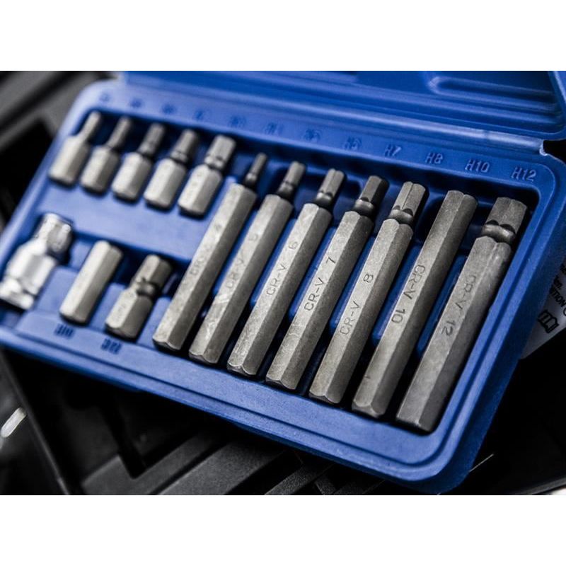 Bluespot Tools Hex Bit Set, 15 Piece BlueSpot Tools - Dynamic Drive