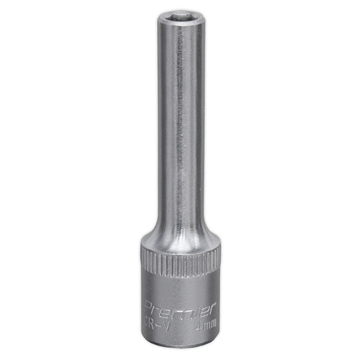 Sealey WallDrive Socket 4mm Deep 1/4"Sq Drive S1404D Sealey - Dynamic Drive