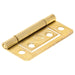 AG Flush Hinge 2" Brass for Caravan/Motorhomes AG - Dynamic Drive
