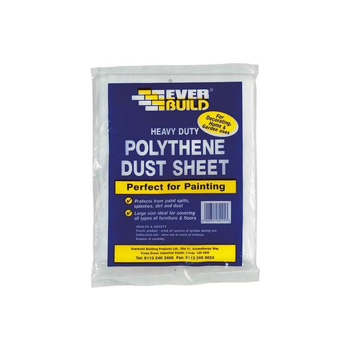 Everbuild Sika Polythene Dust Sheet 3.6 x 2.7m Everbuild Sika - Dynamic Drive