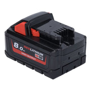 Milwaukee M18 8.0Ah Redlithiumion Battery 4932471070 Milwaukee - Dynamic Drive