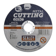 Sealey Cutting Disc125 x 1.2mm22mm Bore PTC/125CET Sealey - Dynamic Drive