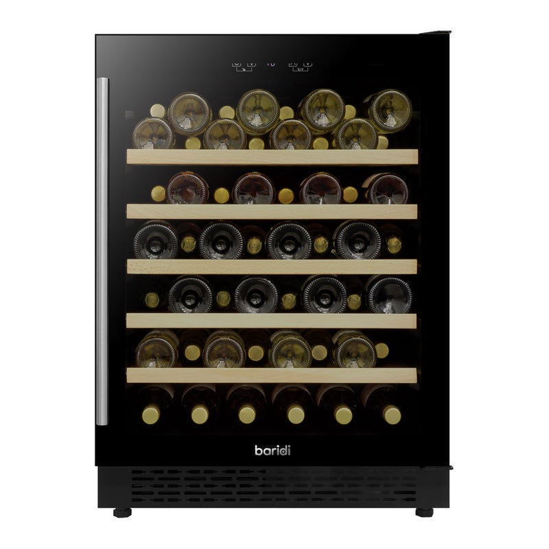 Baridi 54 Bottle Under-Counter/Freestanding Fridge & Cooler 60cm DH78 Baridi - Dynamic Drive