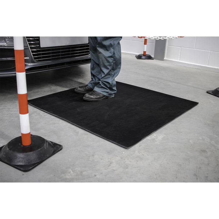 Sealey Electrician's Insulating Rubber Safety Mat 1 x 1m HVM17K02 Sealey - Dynamic Drive