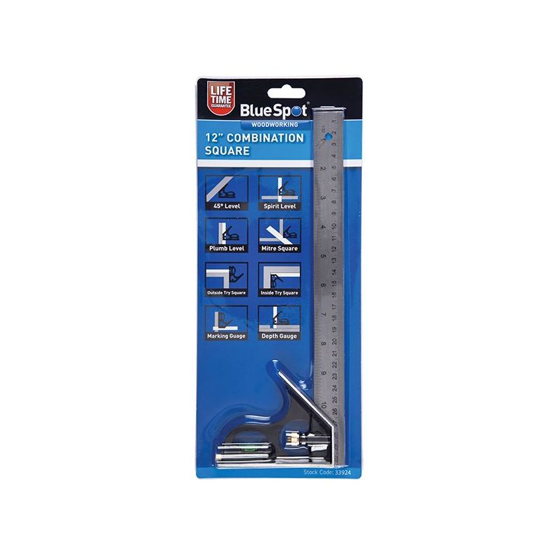 Bluespot Tools Combination Square 300mm (12in) BlueSpot Tools - Dynamic Drive