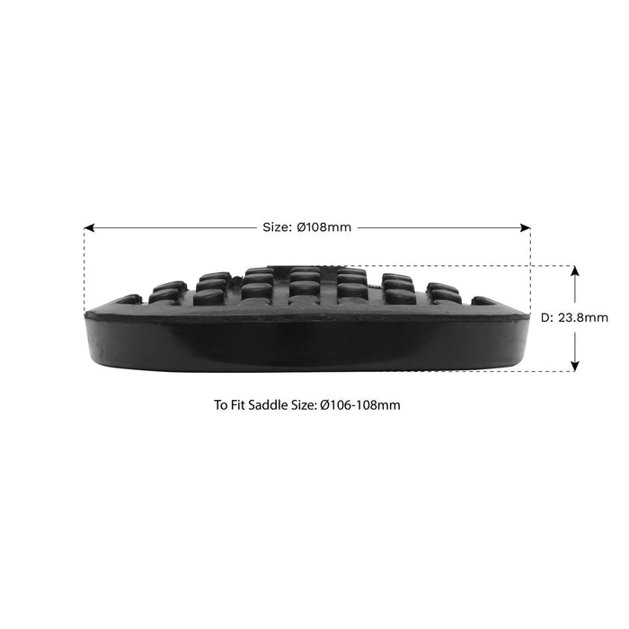 Sealey Safety Rubber Jack Pad Type C JP10 Sealey - Dynamic Drive