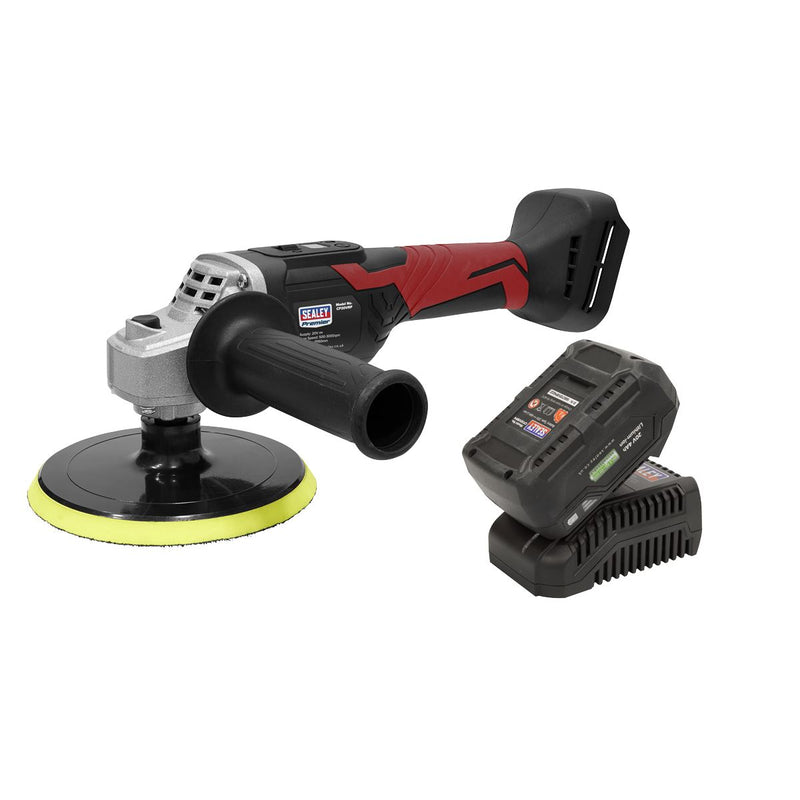 Sealey Cordless Rotary Polisher Kit 20V 4Ah SV20 Series150mm CP20VRPKIT Sealey - Dynamic Drive