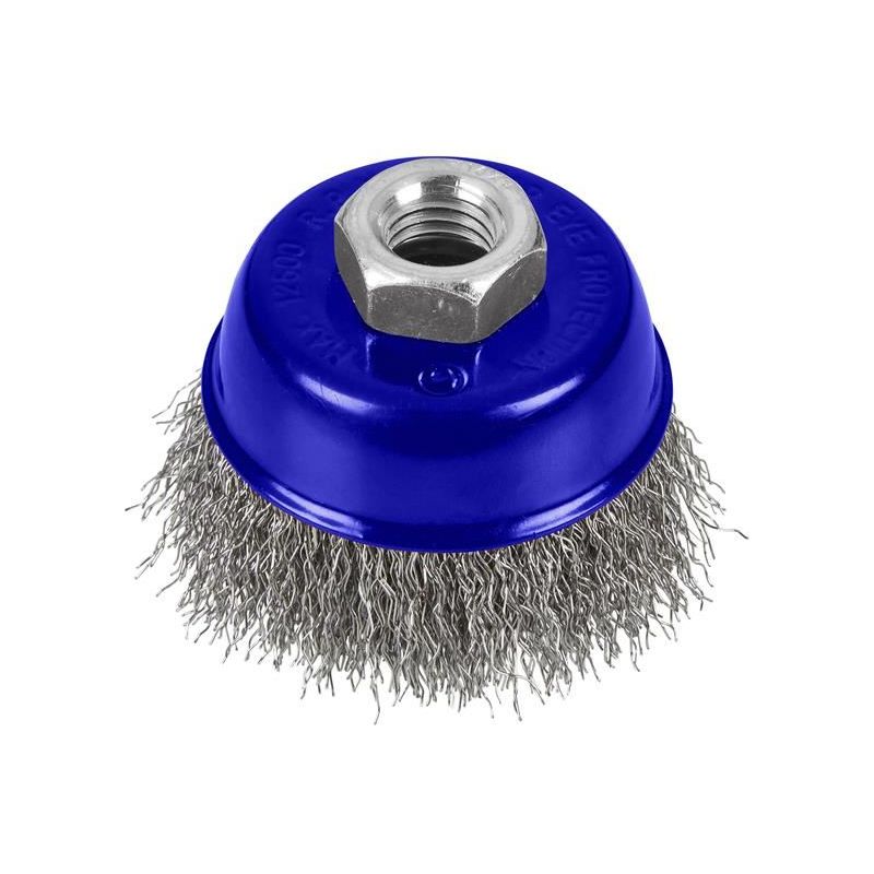 Bluespot Tools Steel Wire Cup Brush 65mm M14 X 2 BlueSpot Tools - Dynamic Drive