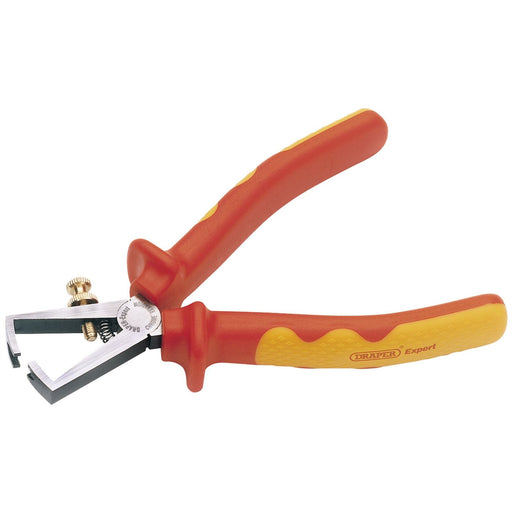 Draper VDE Approved Fully Insulated Wire Stripping Pliers, 160mm 69183 Draper - Dynamic Drive