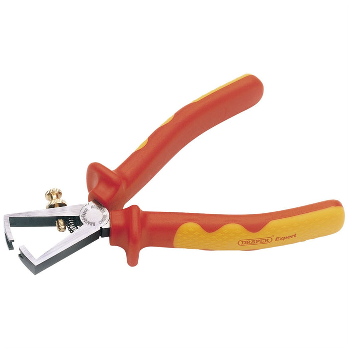 Draper VDE Approved Fully Insulated Wire Stripping Pliers, 160mm 69183 Draper - Dynamic Drive