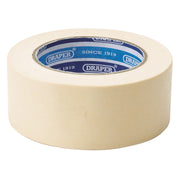 Draper Heavy Duty Masking Tape Roll, 50m x 50mm 63479 Draper - Dynamic Drive