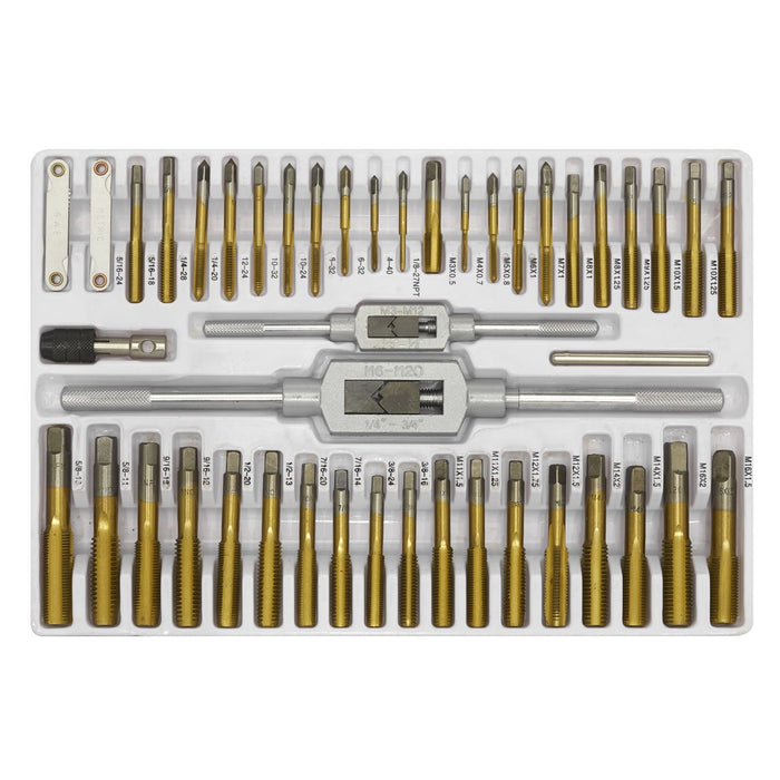 Sealey Metric & SAE/Imperial Hexagonal Tap & Die Set 86pc AK3086HIM Sealey - Dynamic Drive