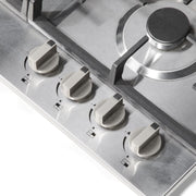 Baridi Gas Hob with 4 Cooking Zones 60cm - Stainless Steel DH225 Baridi - Dynamic Drive