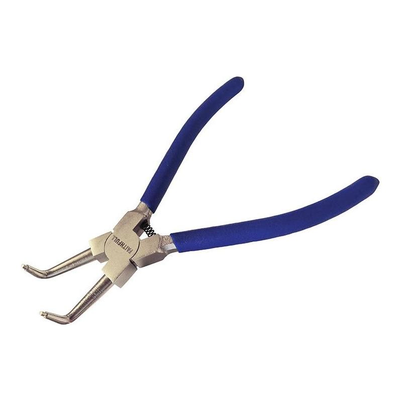 Faithfull Circlip Pliers Inside Bent CRV 180mm (7in) Faithfull - Dynamic Drive