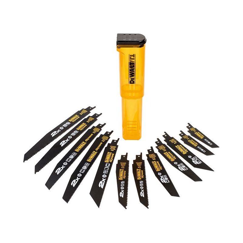 Dewalt Power Tools DT2441L 2X Life Reciprocating Saw Blade Set, 12 Piece DeWALT Power Tools - Dynamic Drive