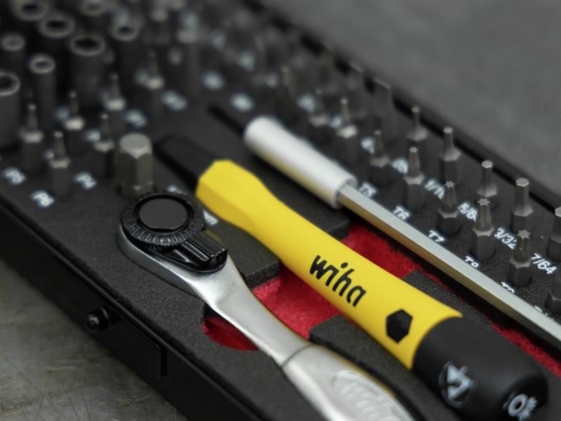 Wiha ESD Micro-bit Set, 66 Piece (inc. Case) Wiha - Dynamic Drive