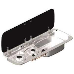Smev 9222 Combi Rh Sink & Lid Angled 3/4" Waste 9600037324 UK Camping And Leisure - Dynamic Drive