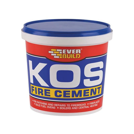 Everbuild Sika KOS Fire Cement Black 1kg Everbuild Sika - Dynamic Drive