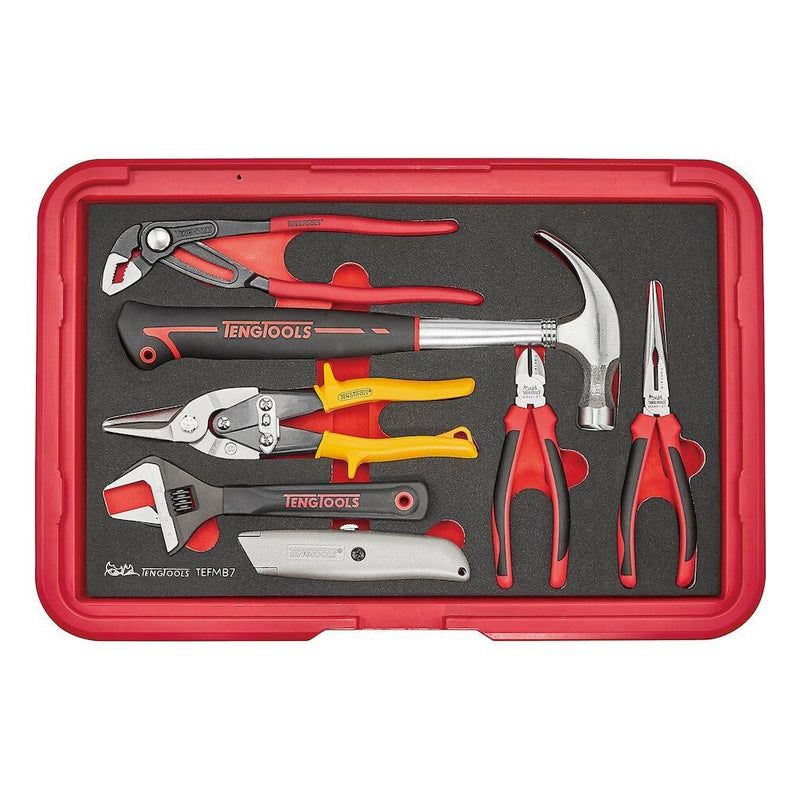 Teng Tools General Tool Set FOAM3 7 Pieces Teng Tools - Dynamic Drive