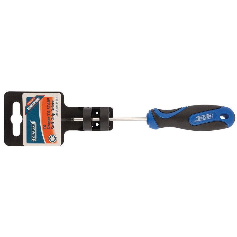 Draper TX-STAR Soft Grip Screwdriver, T6 34254 Draper - Dynamic Drive