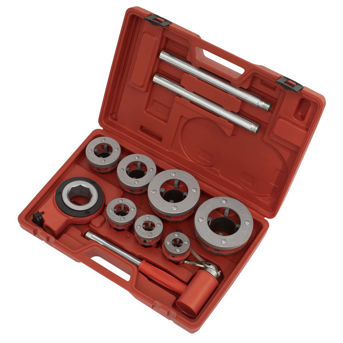Sealey Pipe Threading set 7pc 3/8"- 2"BSPT PTK992 Sealey - Dynamic Drive