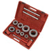 Sealey Pipe Threading set 7pc 3/8"- 2"BSPT PTK992 Sealey - Dynamic Drive