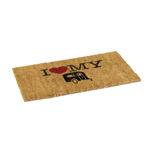 MDS1203 Reimo I Love My Caravan coconut door Mat 51651 UK Camping And Leisure - Dynamic Drive