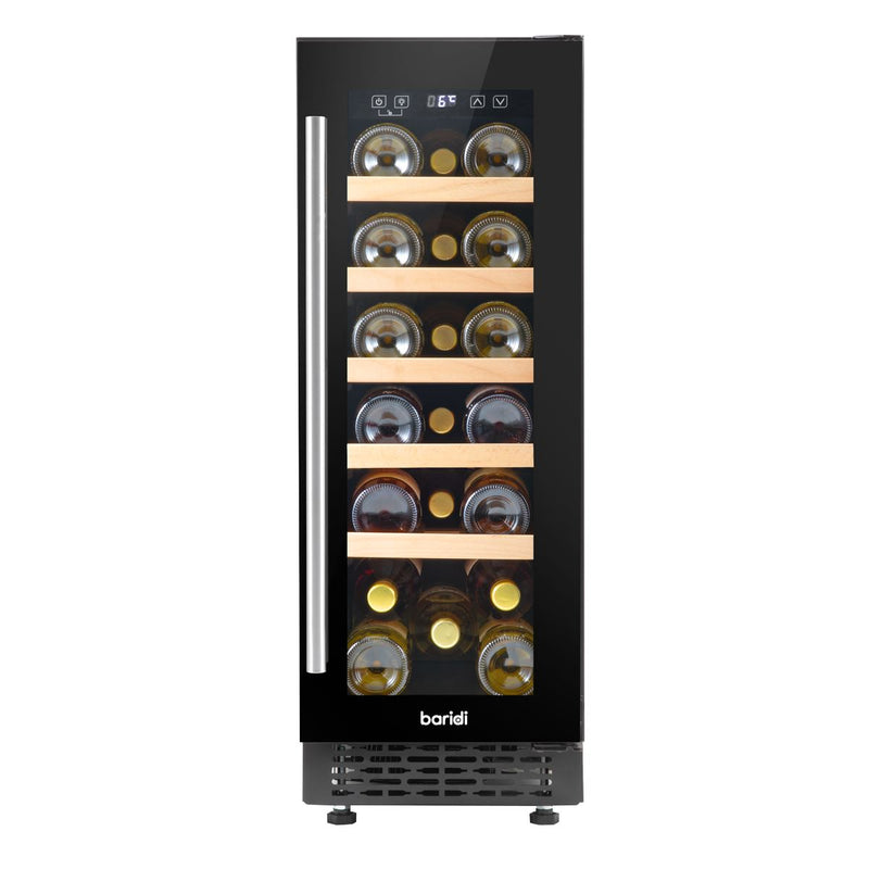 Baridi 20 Bottle Slim Wine Fridge & Cooler 30cm DH203 Baridi - Dynamic Drive