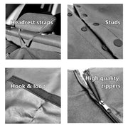 Sakura Heavy Duty Water Resistant Car Boot Liner Mat & Bumper Protector - Black Sakura  - Dynamic Drive