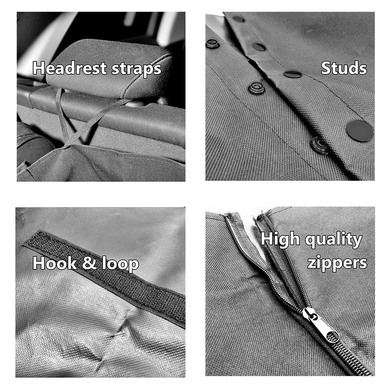 Sakura Heavy Duty Water Resistant Car Boot Liner Mat & Bumper Protector - Black Sakura  - Dynamic Drive