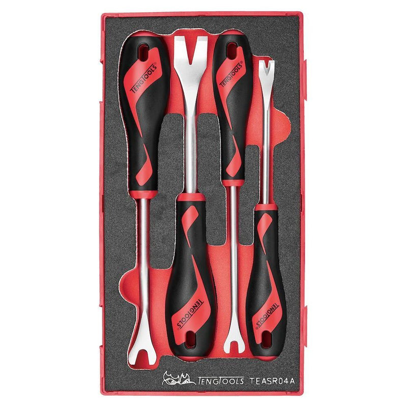Teng Tools Trim & panel fastener clip removal set FOAM1 4 pcs Teng Tools - Dynamic Drive