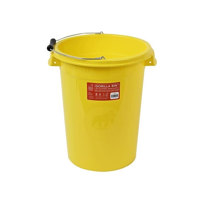 Red Gorilla Plasterers Mixing Bucket Yellow 30 litre Red Gorilla - Dynamic Drive