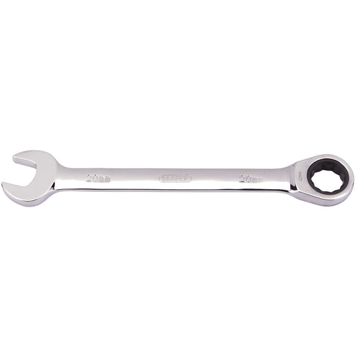 Draper Metric Ratcheting Combination Spanner, 20mm 31019 Draper - Dynamic Drive