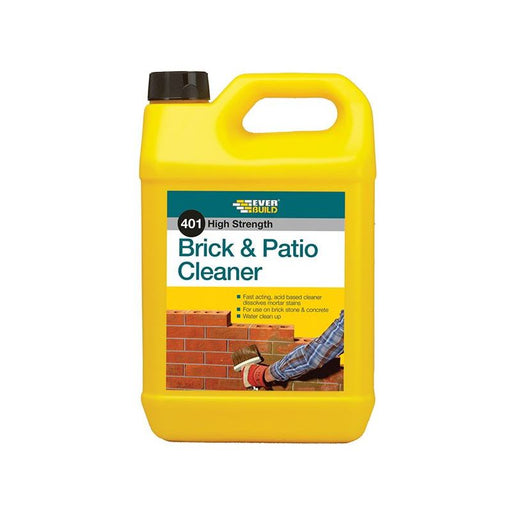 Everbuild Sika 401 Brick & Patio Cleaner 5 litre Everbuild Sika - Dynamic Drive