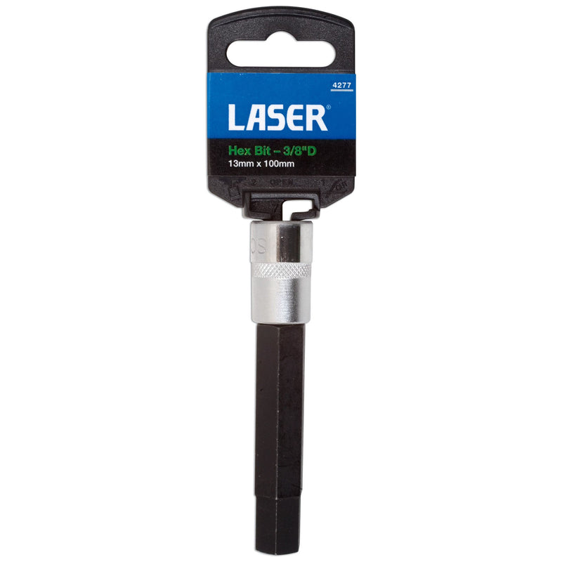 Laser Long Series Hex Bit 3/8"D 13mm 4277 Laser - Dynamic Drive