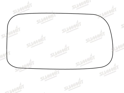 Summit Stick-On Standard Mirror Glass fits Nissan Primera RHS Summit - Dynamic Drive