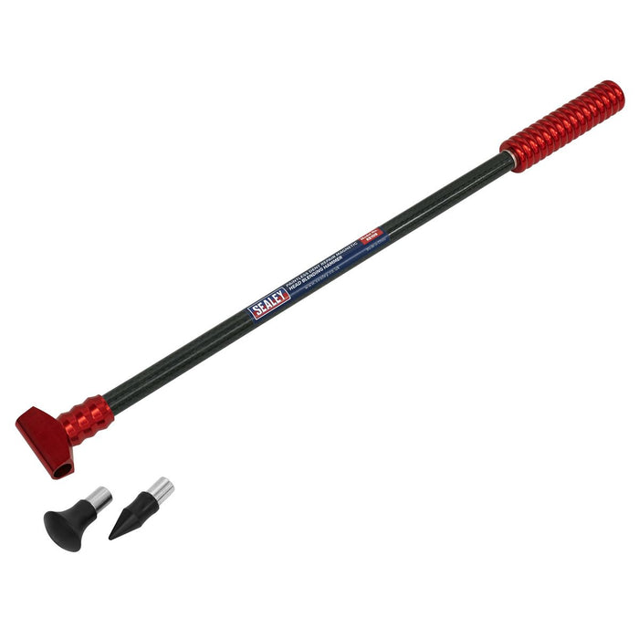 Sealey Paintless Dent Repair Magnetic Head Blending Hammer RE108 Sealey - Dynamic Drive