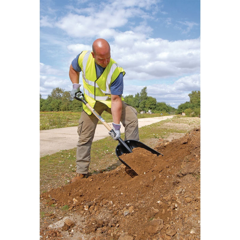 Draper Rubble and Debris/Multi-Purpose ABS Shovel with Hardwood Shaft 19177 Draper - Dynamic Drive